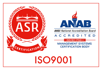ISO9001:2015認証ラベル