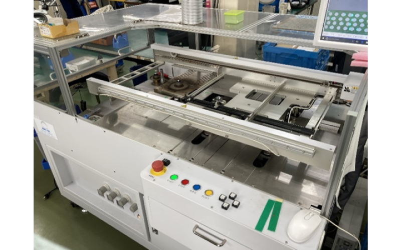 フラックス塗布機・ポイント噴流型半田付け装置