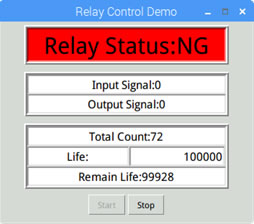 画面3 リレー動作異常
